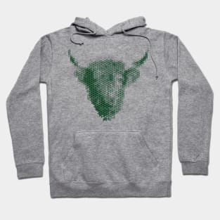 Kumiko Buffalo Animal Portrait Hoodie